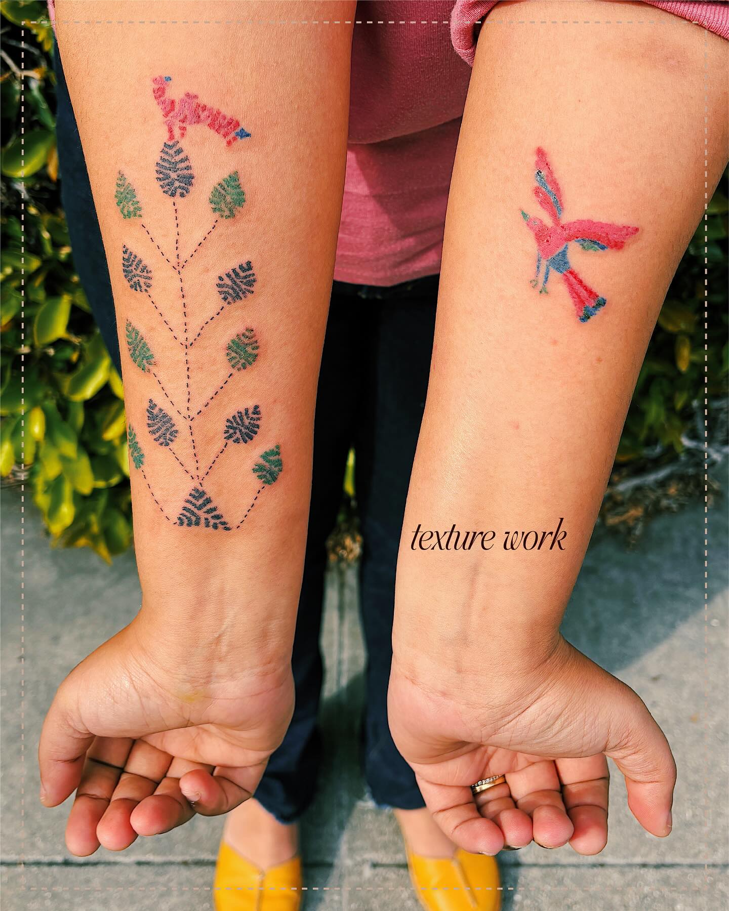 Delicate single-line ornamental tattoo by border.line.tattoos, Mumbai