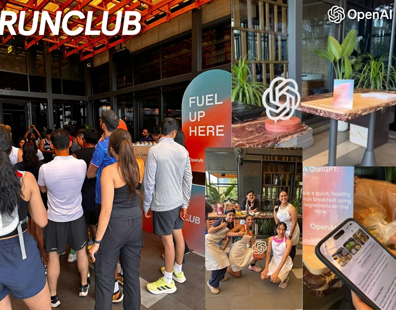 OpenAI x 56RunClub activation